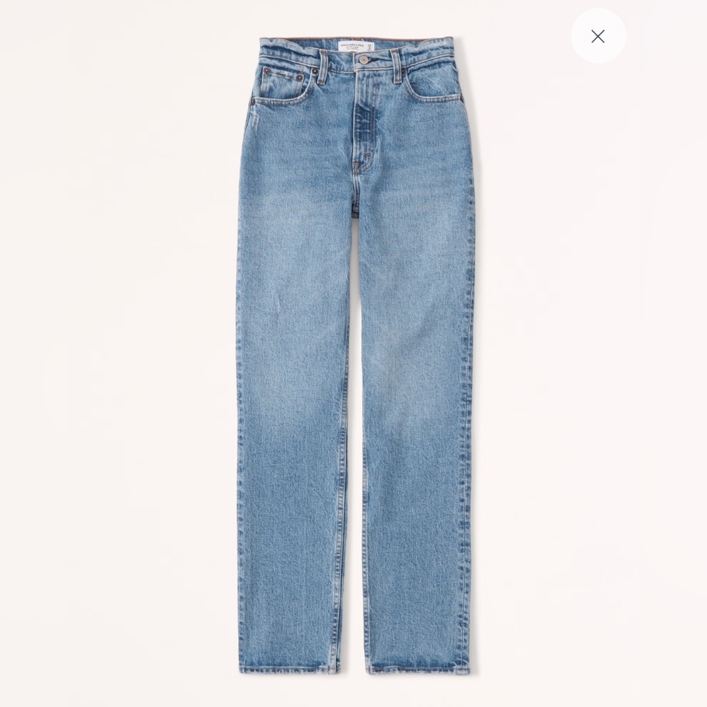 Abercrombie and Fitch 90s Straight Ultra High Rise Jeans